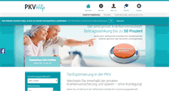 Desktop Screenshot of pkv-hilfe.de